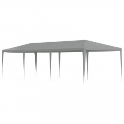 Namiot Imprezowy Jasnoszary 900 x 300 x 255 cm PE i stal