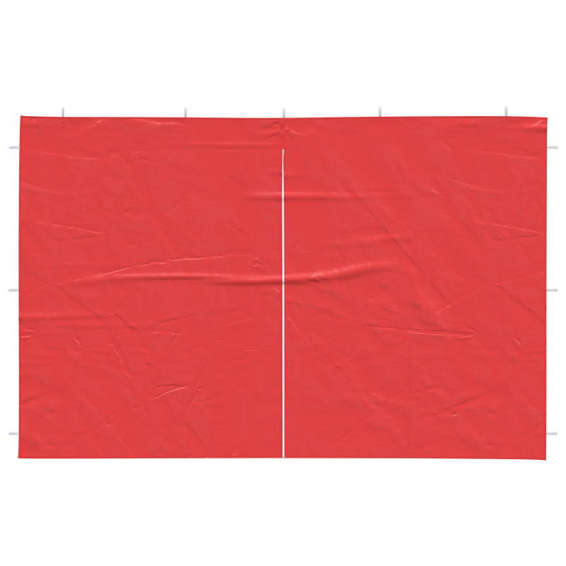 Ściana boczna namiotu na imprezy 2 pcs czerwony 300 x 195 cm