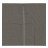 Ściana boczna namiotu na imprezy 2 pcs antracytowy 200 x 195 cm