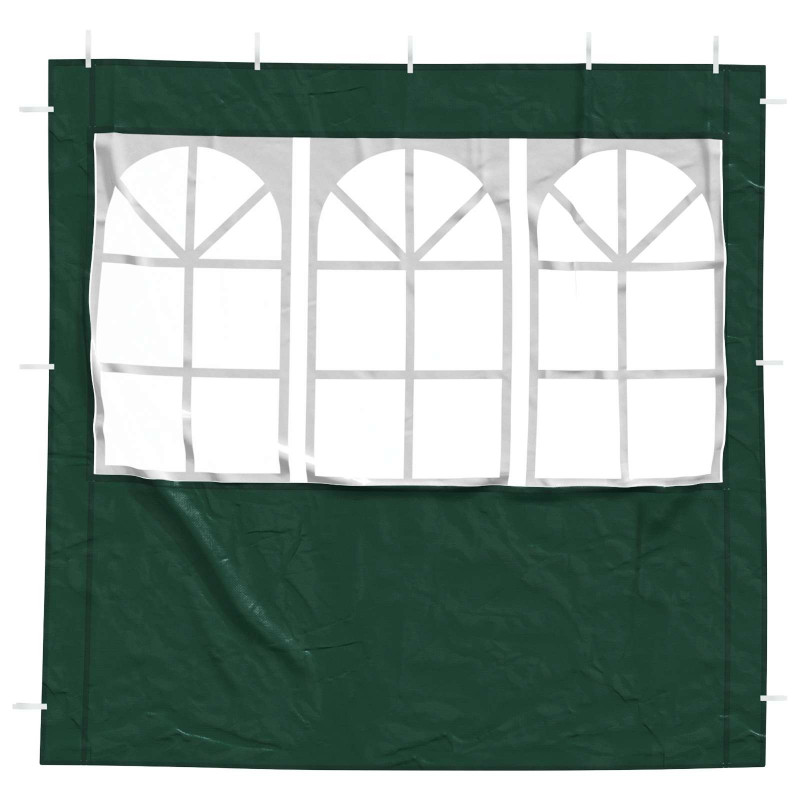 Ściana boczna namiotu na imprezy 2 pcs 200 x 195 cm zielony