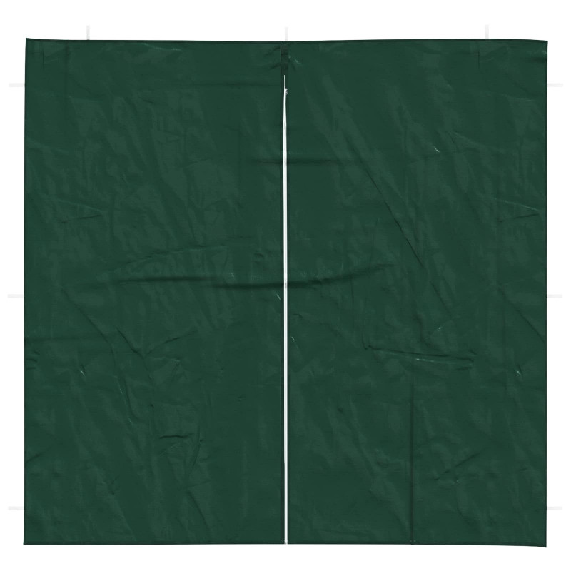 Ściana boczna namiotu na imprezy 2 pcs zielony 200 x 195 cm
