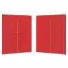 Ściana boczna namiotu na imprezy 2 pcs czerwony 200 x 195 cm
