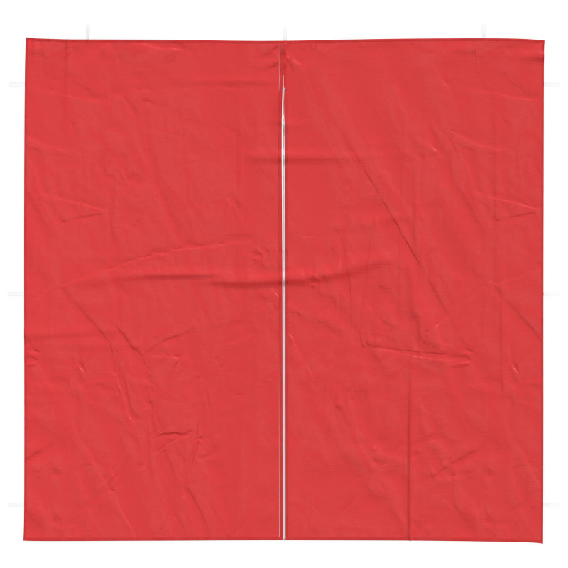 Ściana boczna namiotu na imprezy 2 pcs czerwony 200 x 195 cm