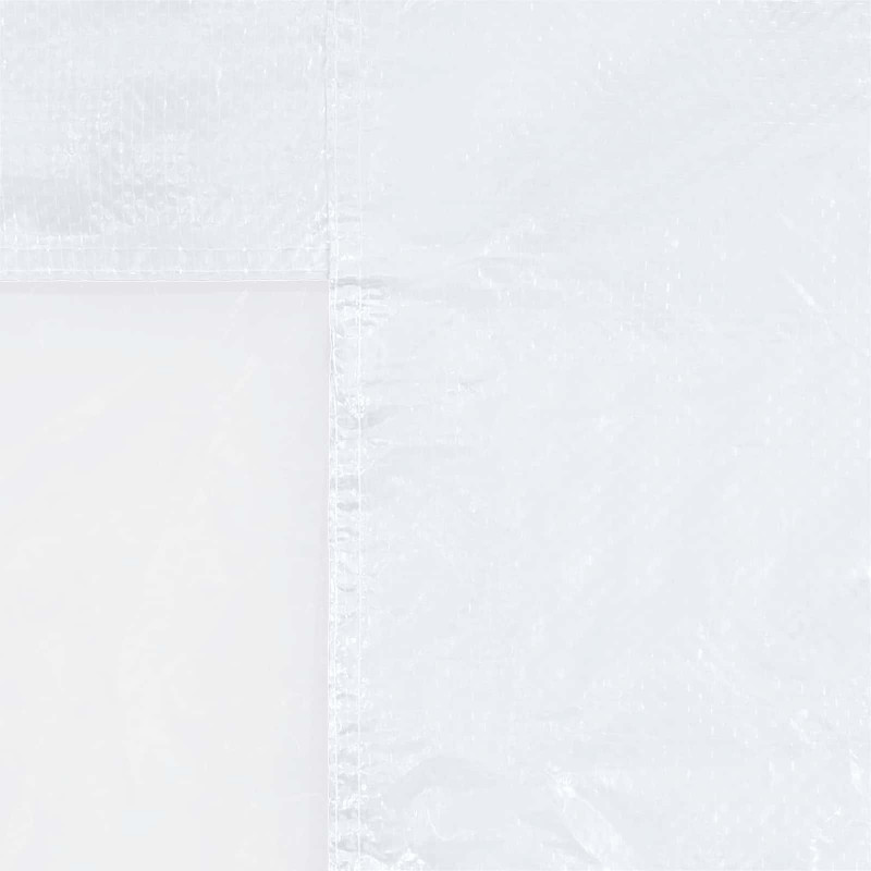 Ściana boczna namiotu na imprezy 2 pcs 400 x 195 cm Biały