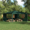 Ściana boczna namiotu na imprezy 2 pcs 400 x 195 cm zielony