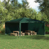 Ściana boczna namiotu na imprezy 2 pcs zielony 400 x 195 cm