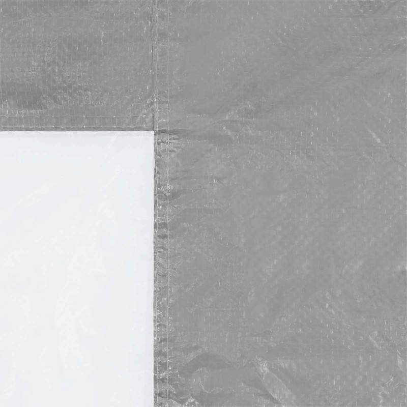 Ściana boczna namiotu na imprezy 2 pcs 400 x 195 cm jasnoszary