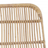 Krzesło jadalniane 2 pcs naturalny 41 x 55 x 85 cm