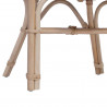 Krzesło składane naturalny 60 x 60 x 81 cm rattan