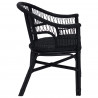 Krzesło składane Czarny 60 x 60 x 81 cm rattan