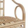 Krzesło składane naturalny 58 x 60 x 81 cm rattan
