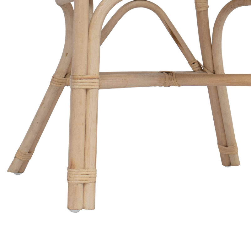 Krzesło składane naturalny 58 x 60 x 81 cm rattan