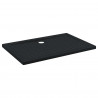 Brodzik prysznicowy z kropeczkami Czarny 120 x 80 x 4 cm ABS