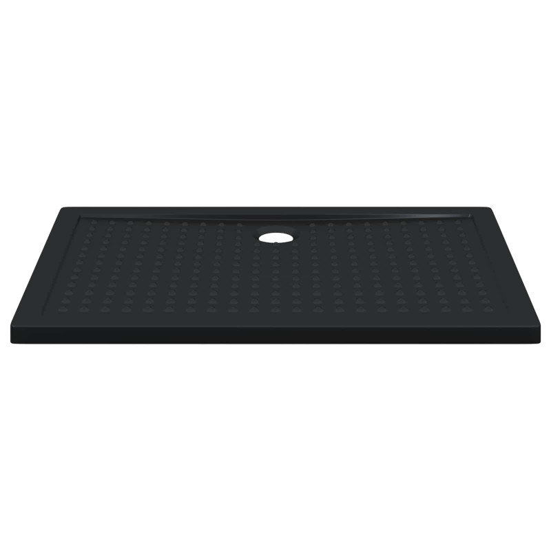 Brodzik prysznicowy z kropeczkami Czarny 120 x 80 x 4 cm ABS