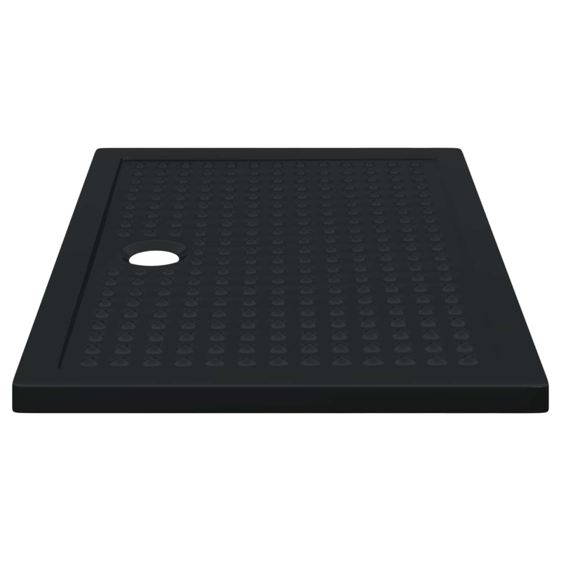 Brodzik prysznicowy z kropeczkami Czarny 120 x 80 x 4 cm ABS
