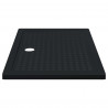 Brodzik prysznicowy z kropeczkami Czarny 120 x 80 x 4 cm ABS
