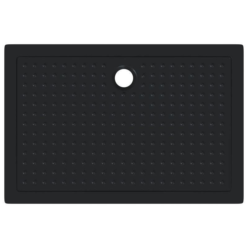 Brodzik prysznicowy z kropeczkami Czarny 120 x 80 x 4 cm ABS