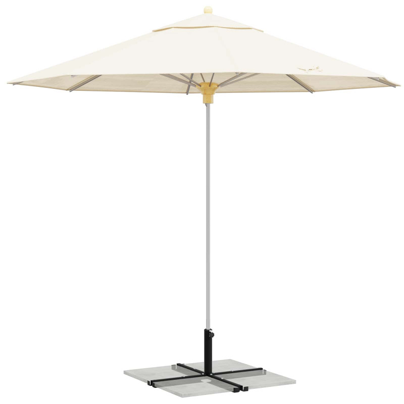 Podstawa parasola do słupków 25–50 mm Czarny