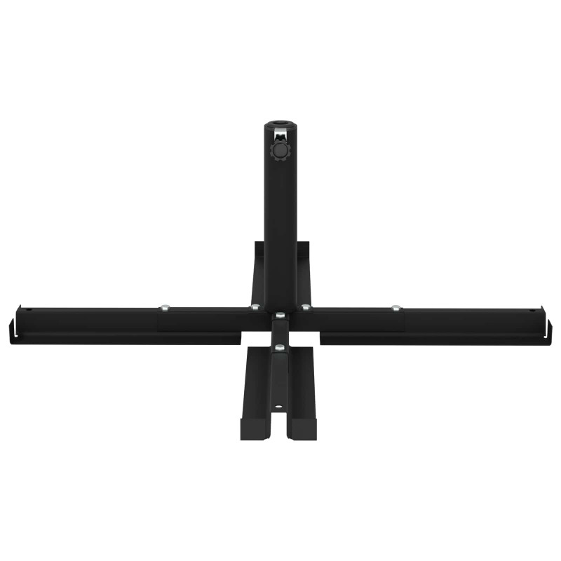 Podstawa parasola do słupków 25–50 mm Czarny