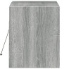 Ścienna szafka TV z LED, szary dąb sonoma, 80x31x35 cm