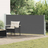 Rozkładany boczny markiz antracytowy 300 x 140 cm Poliester