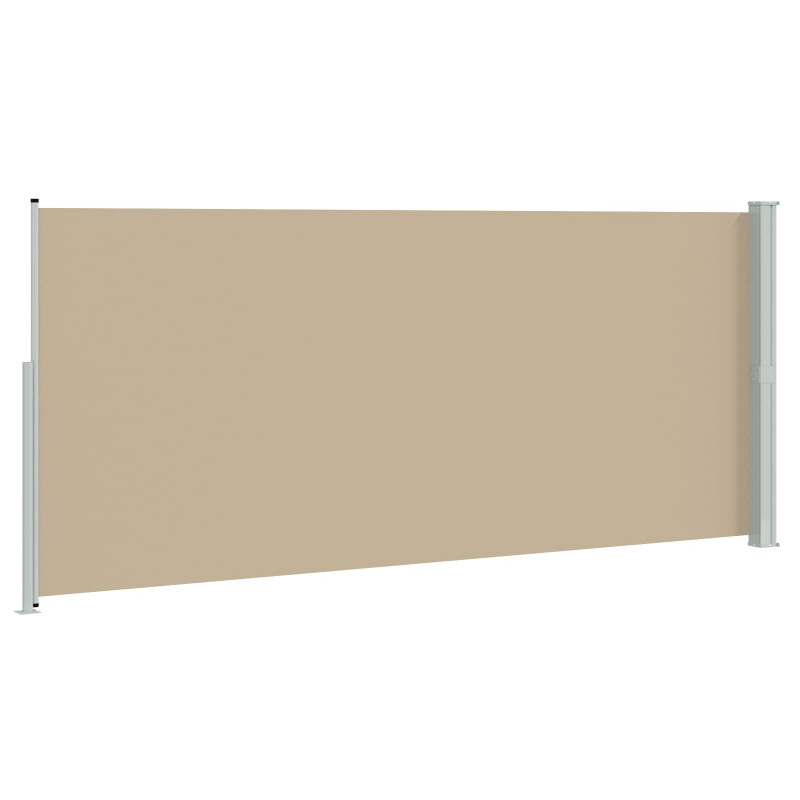 Rozkładany boczny markiz Beżowy 300 x 220 cm Poliester