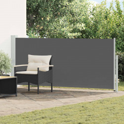 Rozkładany boczny markiz antracytowy 500 x 160 cm Poliester
