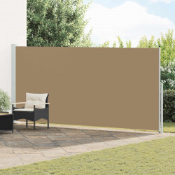 Rozkładany boczny markiz Ciemnoszary 600 x 200 cm Poliester