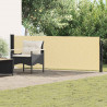 Rozkładany boczny markiz piaskowy 300 x 100 cm Poliester
