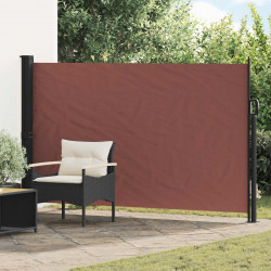 Rozkładany boczny markiz brązowy 300 x 170 cm Poliester