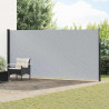 Rozkładany boczny markiz Szary 300 x 200 cm Poliester