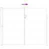 Rozkładany boczny markiz Szary 300 x 220 cm Poliester