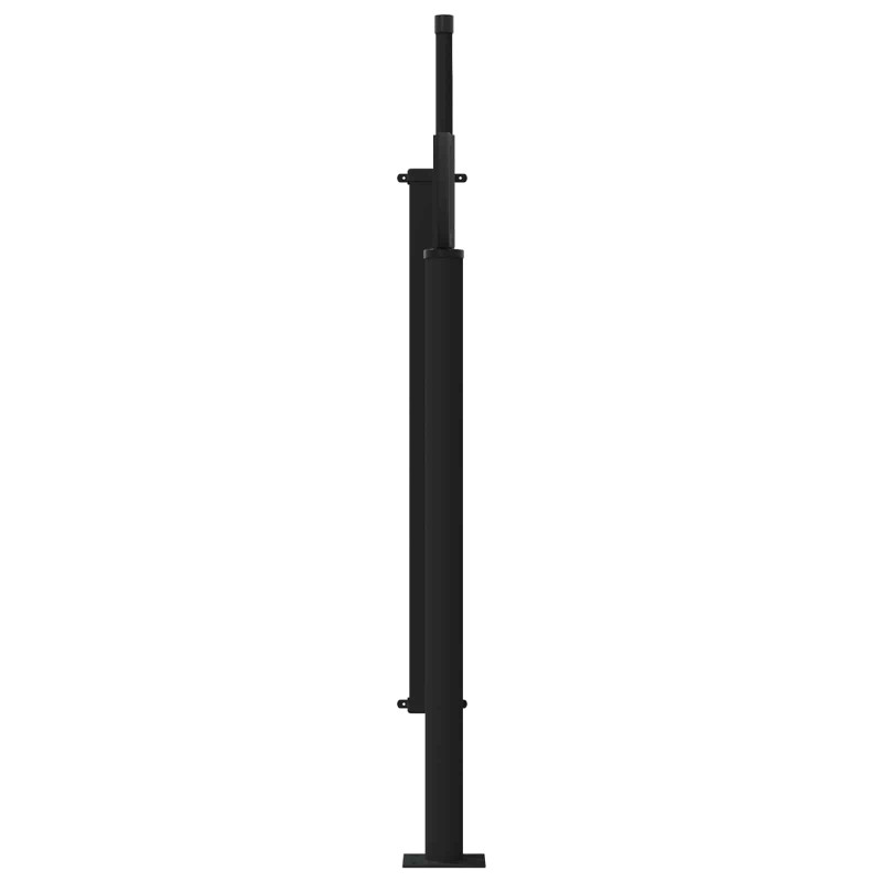 Rozkładany boczny markiz piaskowy 500 x 100 cm Poliester