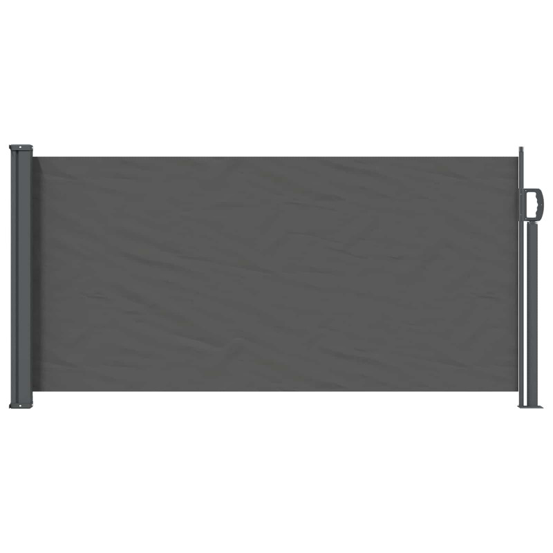 Rozkładany boczny markiz antracytowy 300 x 100 cm Poliester
