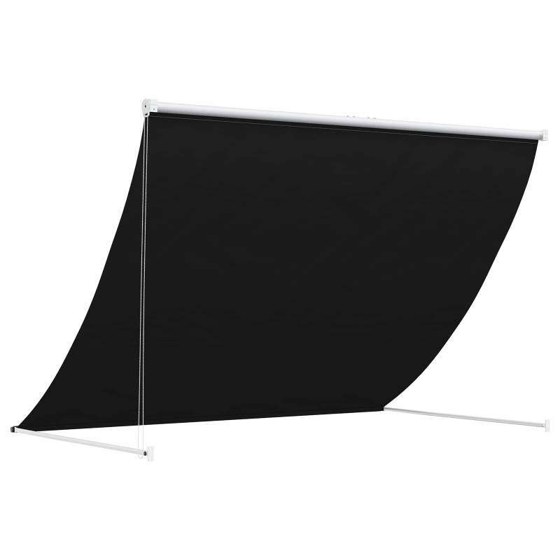 Markiza Czarny 350 x 150 cm 180 g / m² Poliester z powłoką PU