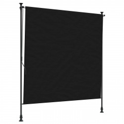 Zewnętrzna Roleta Rolkowa Czarny 200 x 270 cm