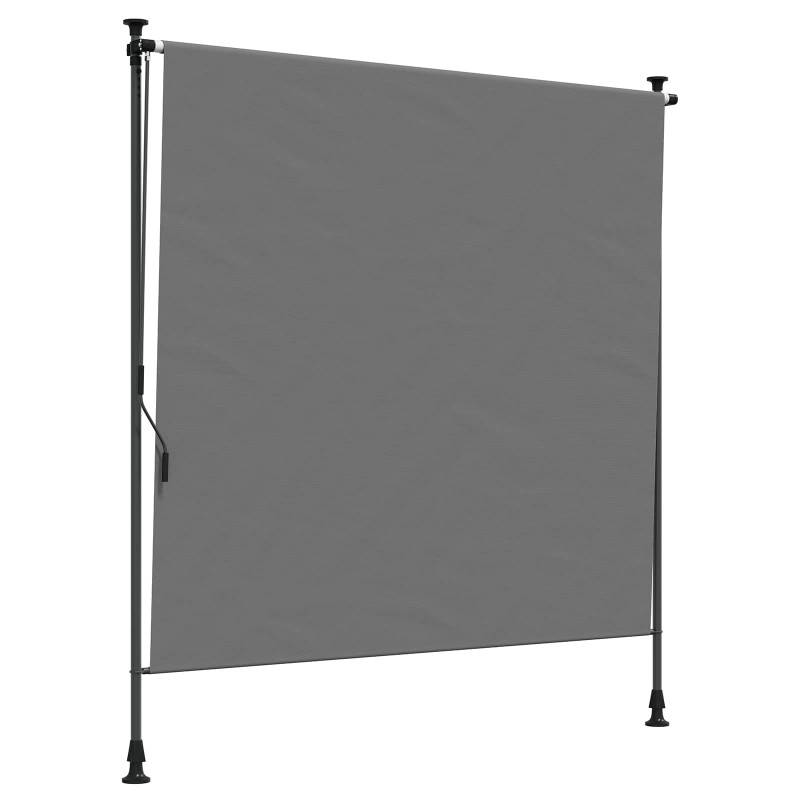 Zewnętrzna Roleta Rolkowa jasnoszary 100 x 270 cm