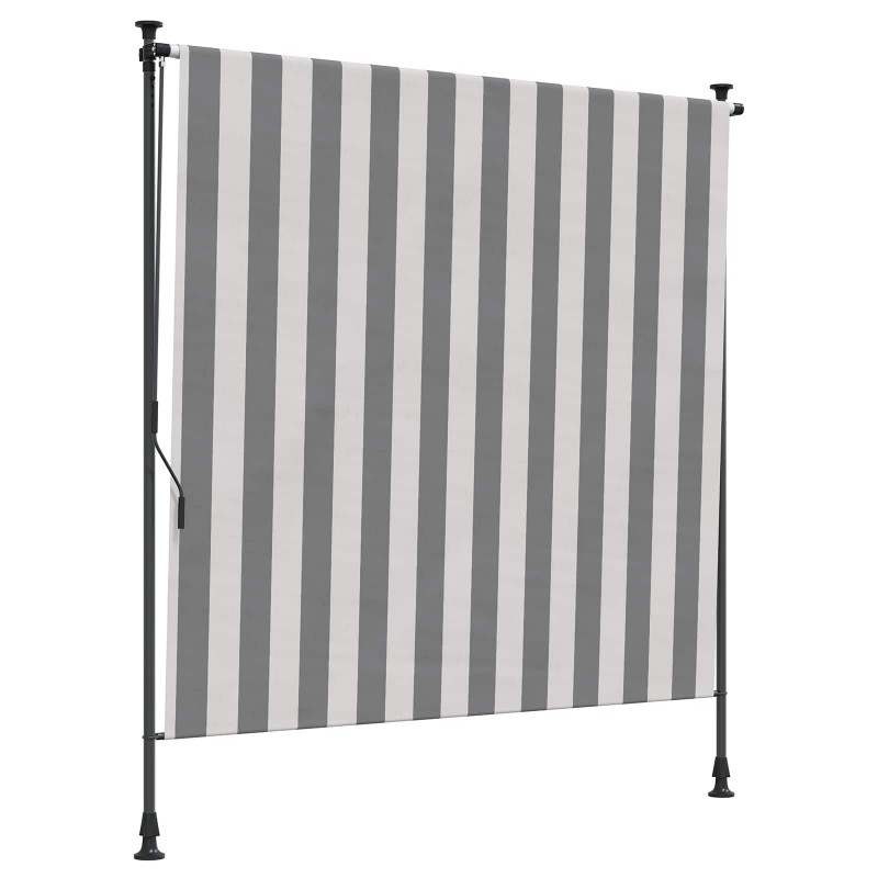 Zewnętrzna Roleta Rolkowa Antracytowy i biały 120 x 270 cm