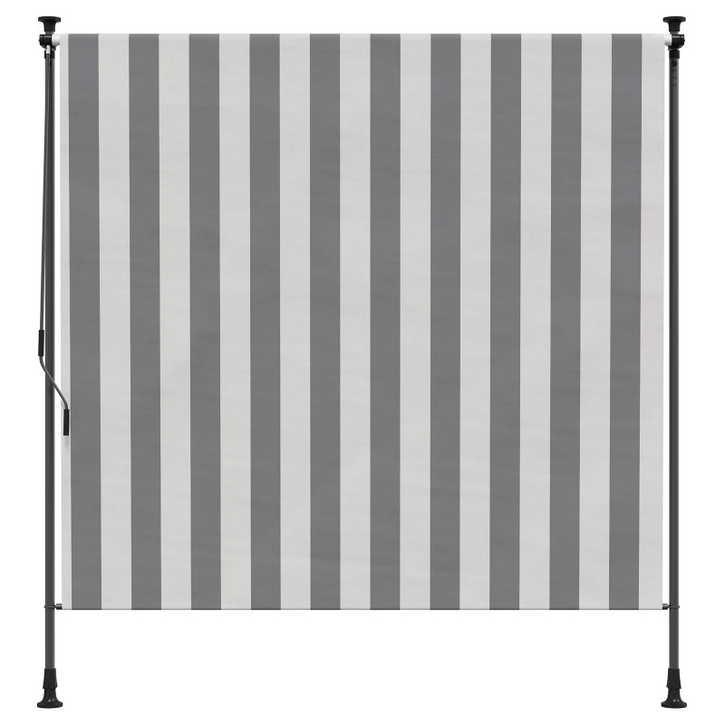 Zewnętrzna Roleta Rolkowa Antracytowy i biały 150 x 270 cm