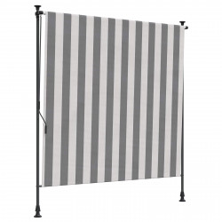 Zewnętrzna Roleta Rolkowa Antracytowy i biały 200 x 270 cm