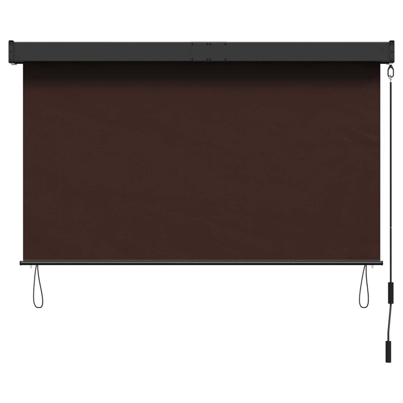 Roleta brązowy 60 x 250 cm Materiał i Aluminium