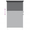 Roleta jasnoszary 60 x 250 cm Materiał i Aluminium