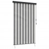 Roleta Antracytowy i biały 60 x 250 cm Materiał i Aluminium