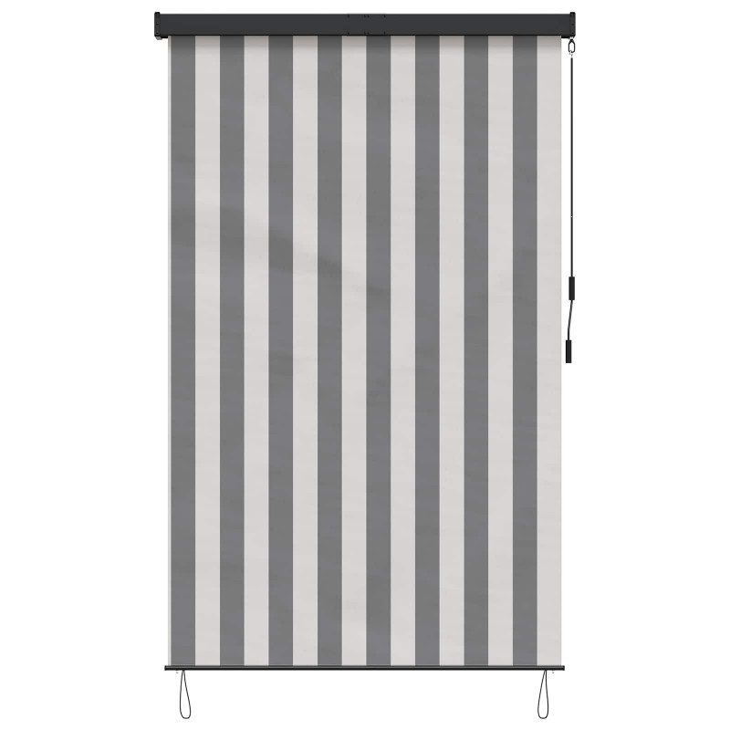 Roleta Antracytowy i biały 60 x 250 cm Materiał i Aluminium