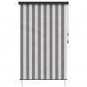 Roleta Antracytowy i biały 60 x 250 cm Materiał i Aluminium
