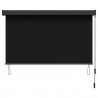 Roleta Czarny 80 x 250 cm Materiał i Aluminium