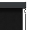 Roleta Czarny 80 x 250 cm Materiał i Aluminium