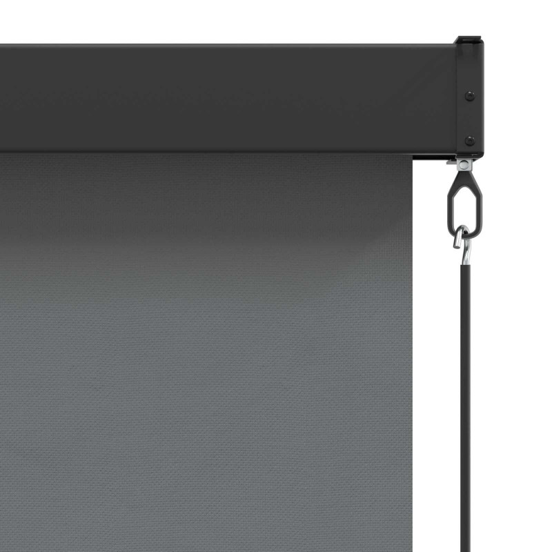Roleta jasnoszary 80 x 250 cm Materiał i Aluminium