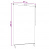 Roleta Antracytowy i biały 80 x 250 cm Materiał i Aluminium