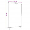 Roleta jasnoszary 100 x 250 cm Materiał i Aluminium